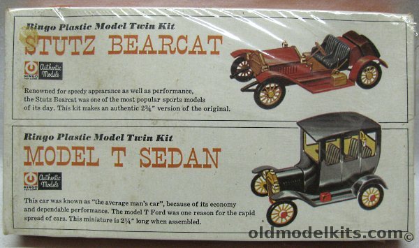 ITC 1/80 Stutz Bearcat and Model T Sedan (ex-ITC), C-517-50 plastic model kit